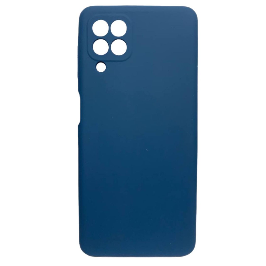 Silicone Cover Full Camera without Logo (A) для Samsung A22 /M32 / M22 (Midnight Blue)-0