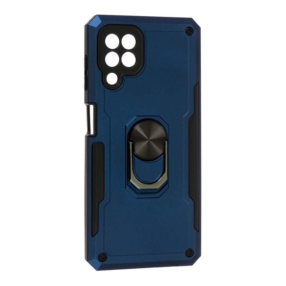 Накладка Serge Ring для Samsung A22/M32/M22 (Dark blue)-0
