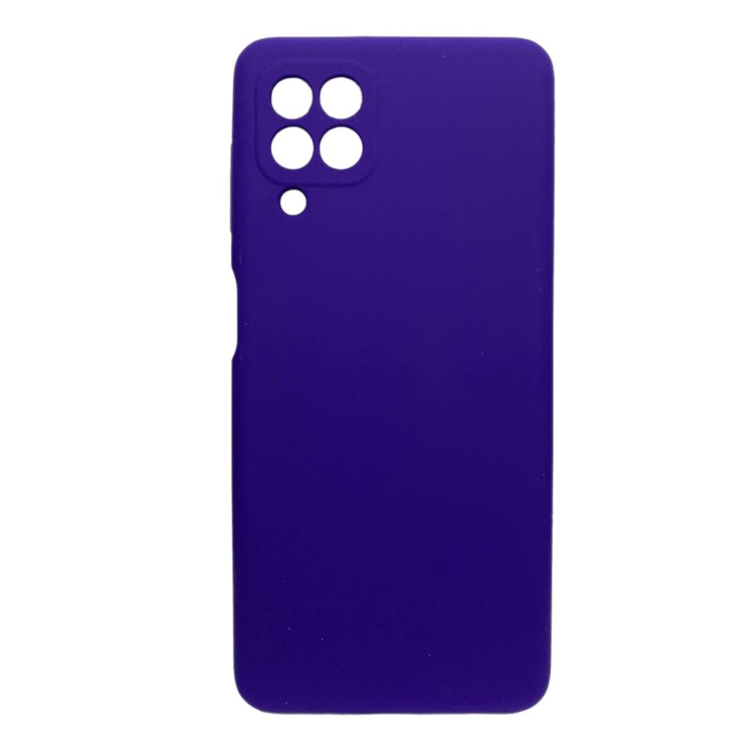 Silicone Cover Full Camera without Logo (A) для Samsung A22 /M32 / M22 (Ultra violet)-0