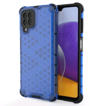 Накладка Honeycomb для Samsung A22/M32/M22 (Синій)-0