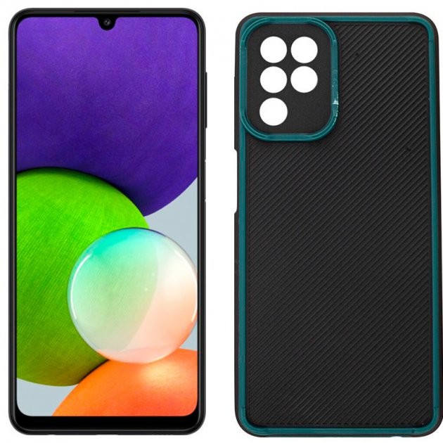 Наклідка Magic Eye для Samsung A22/M22/M32 4G Green-0