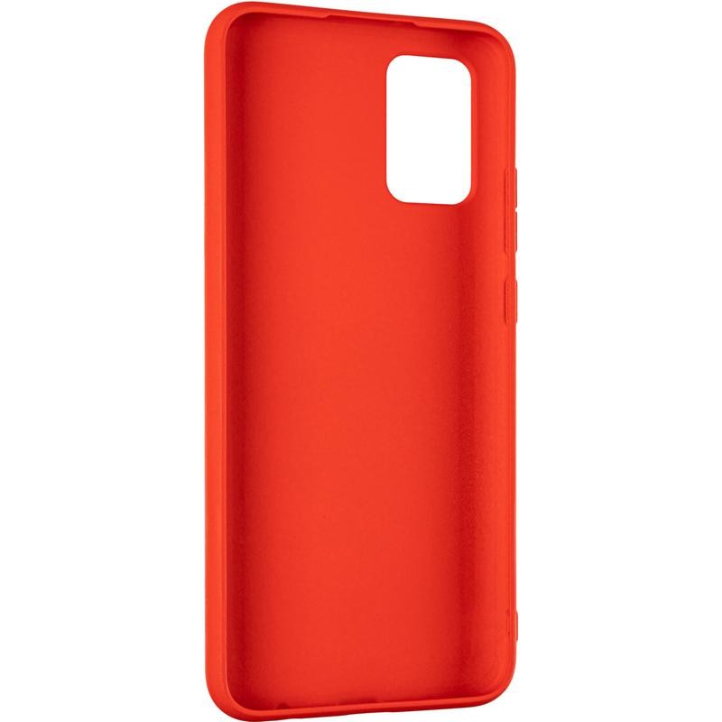 Накладка Leather  для Samsung A22/M32 Red-1