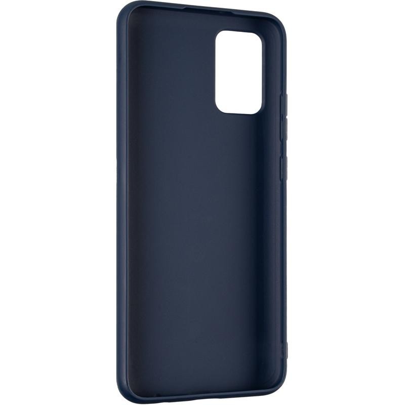 Накладка Leather  для Samsung A22/M32 Blue-1