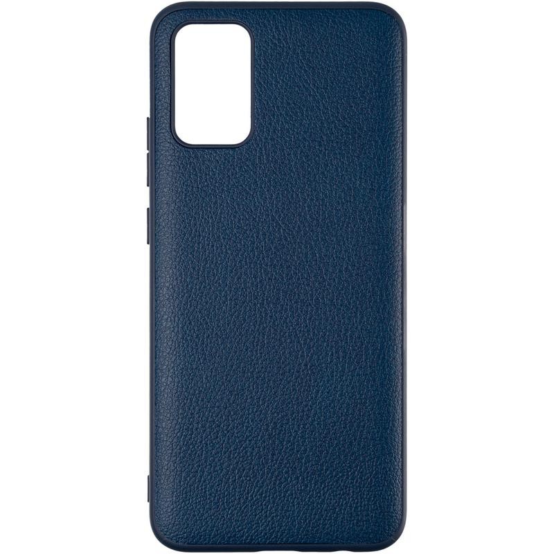 Накладка Leather  для Samsung A22/M32 Blue-0