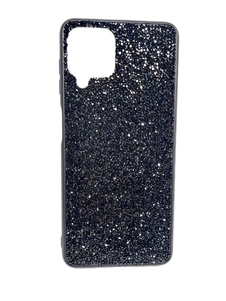 Накладка Grainy Diamonds для Samsung A22 4G/M32 чорна-0