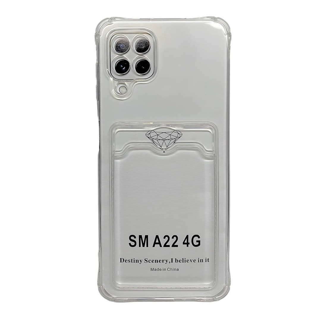 Накладка WXD Space Card Pocket для Samsung A22/M32 (2021)/M22 (силікон)-0