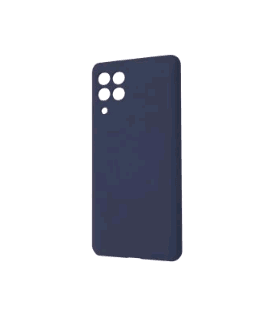 Накладка Fibra для Samsung A22 5G (Midnight blue)-0