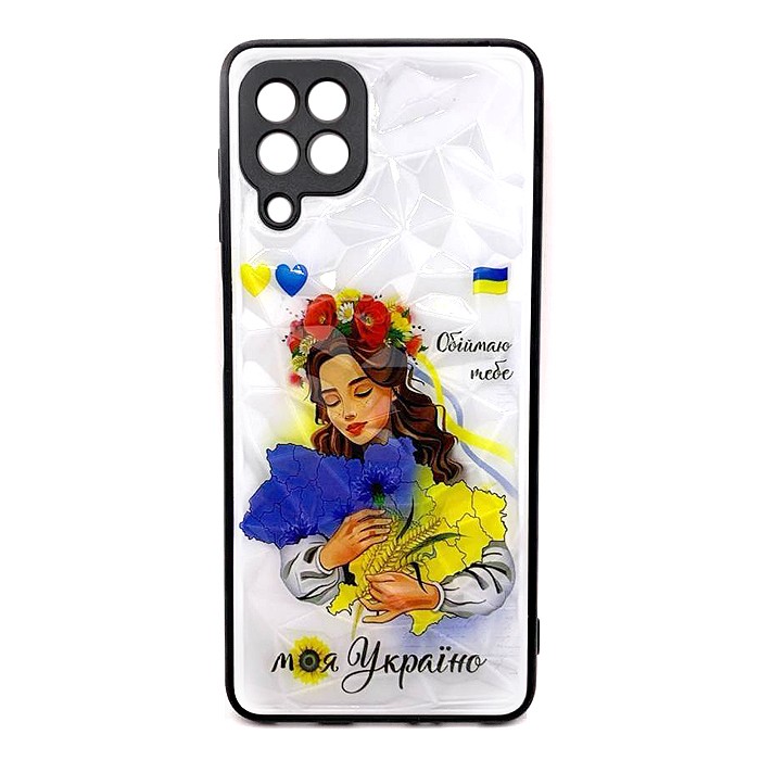 Накладка Ladies для Samsung A22 4G/M22/M32 Люблю Україну-0