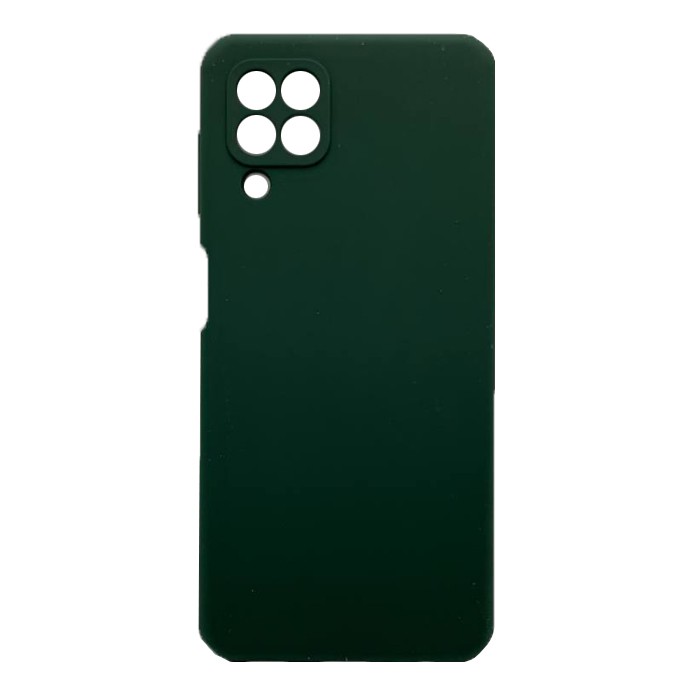 Silicone Cover Full Camera without Logo (A) для Samsung A22 /M32 / M22 (Dark green)-0