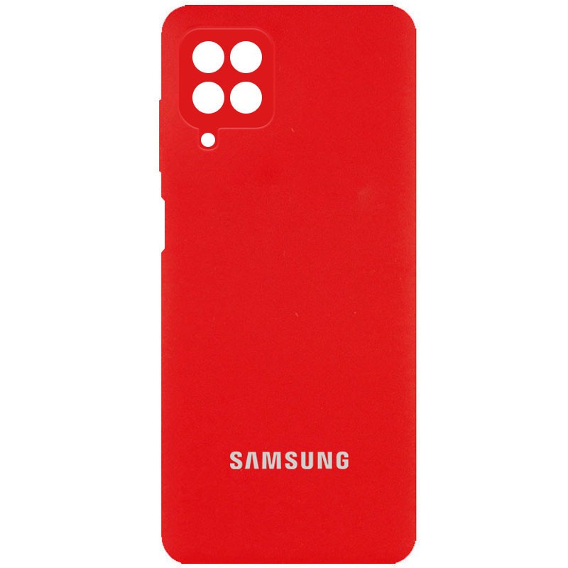 Silicone Cover Full Camera (AA) для Samsung A22 4G/M32 (Red)-0