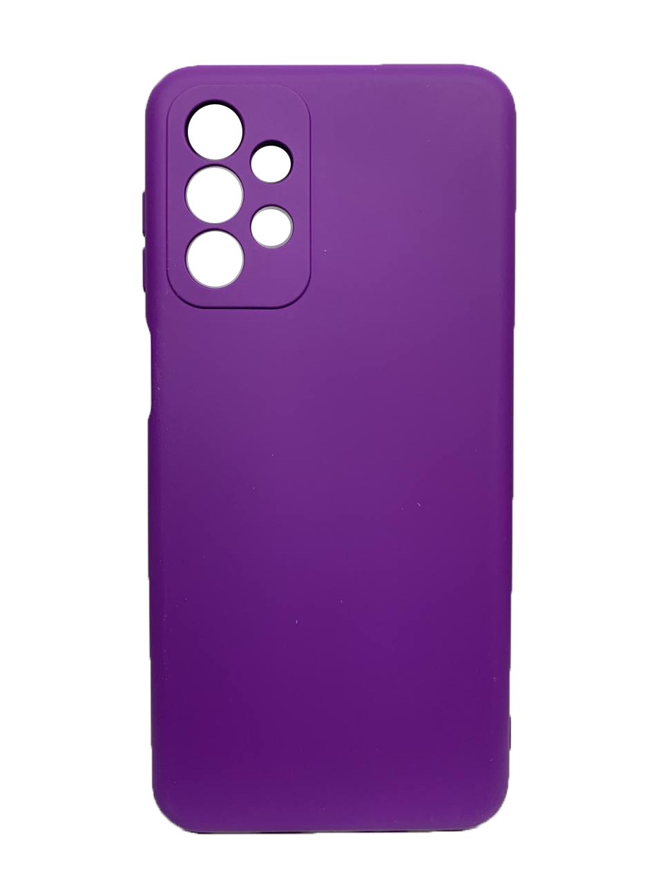 Silicone Cover Full Camera without Logo (A) для Samsung A23 (Ultra violet)-0