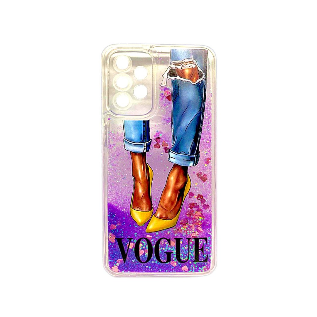 Накладка Fluid Painted для Samsung A23/M23/M13 Туфлі (блисківки плавають)-0