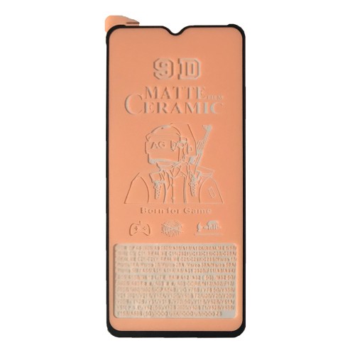 Гнучке скло Ceramic MATT для Samsung A23/A13/A12/M12/A22/M32  матове з чорною рамкою-0