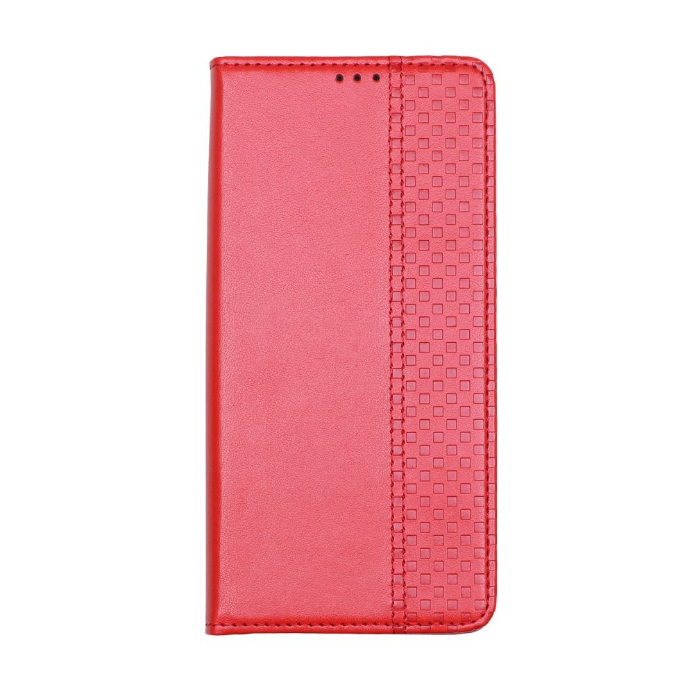 Книжка Chess Skin для Xiaomi Note 12 4G (Червона)-0