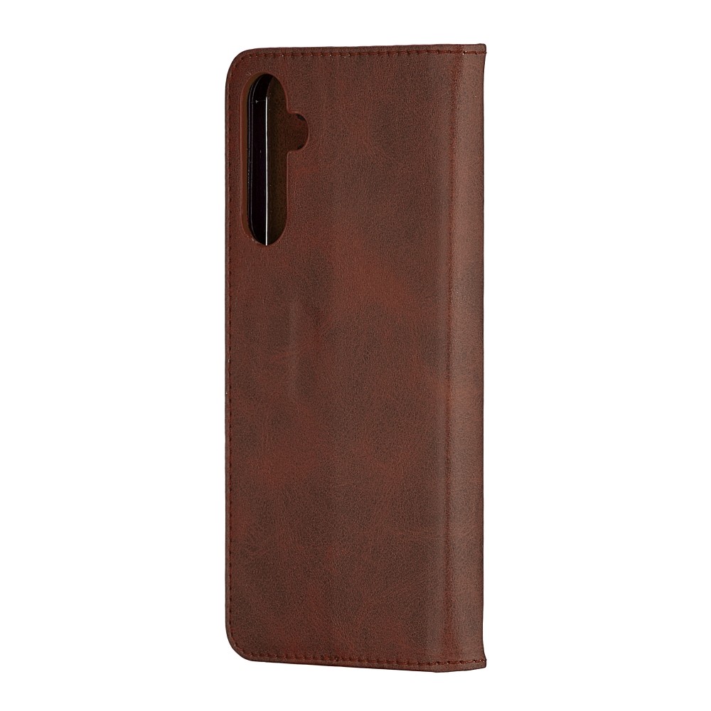 Книжка Black TPU Magnet для Samsung A24  коричнева-1
