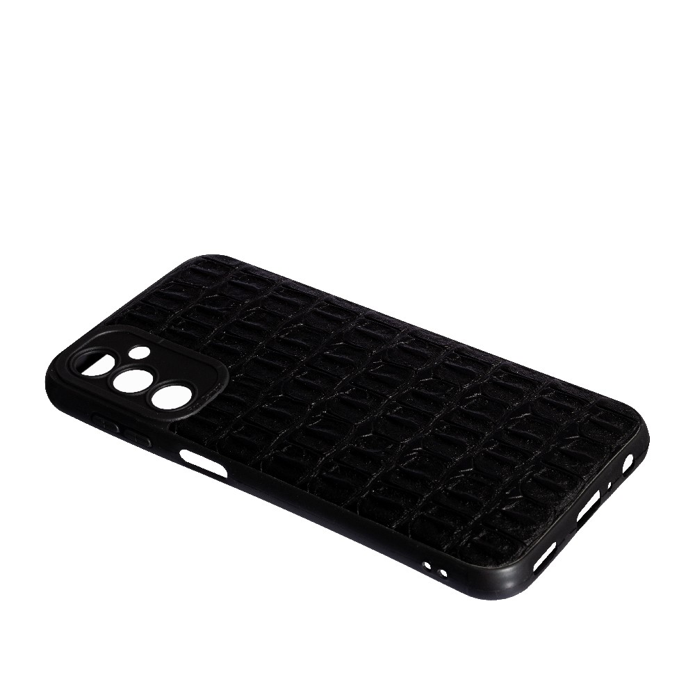 Накладка Leather Case для Samsung A24 Кроко-1