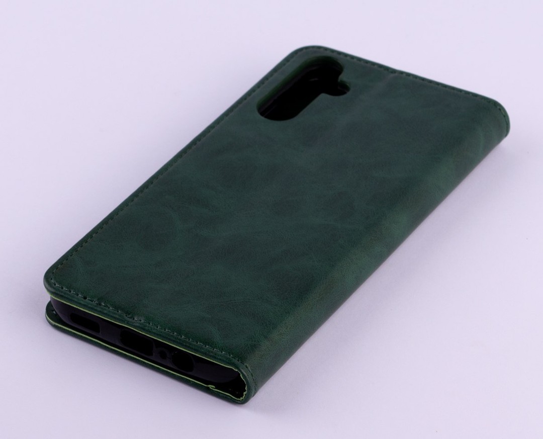 Книжка DC ELEGANT для Samsung A24 (Темно зелена)-1