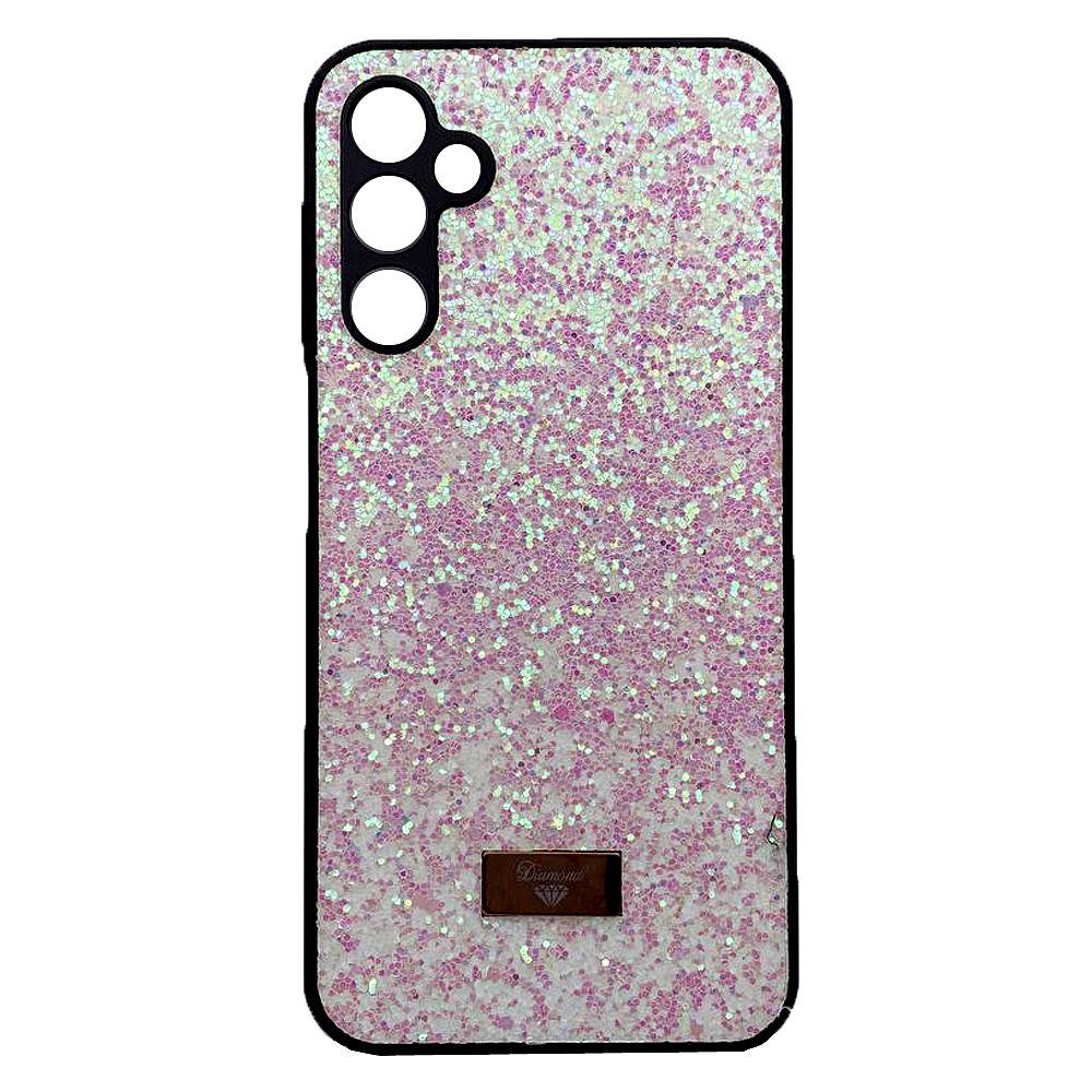 Накладка Bling Grainy Diamond Separate Camera для Samsung A24 (Рожева)-0