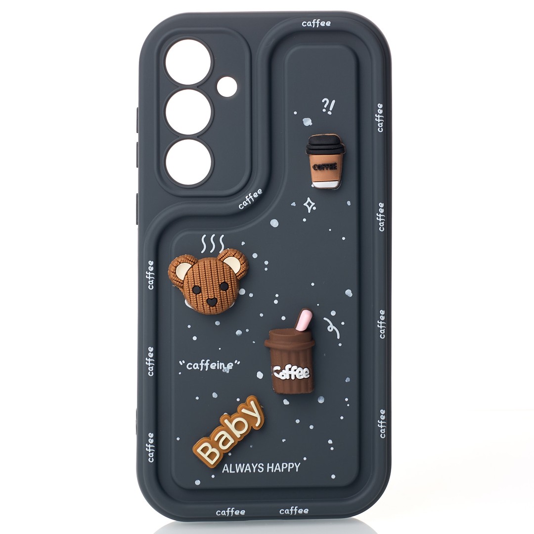 Чохол Pretty Toys для Samsung A55 (Dark grey/baby)-0