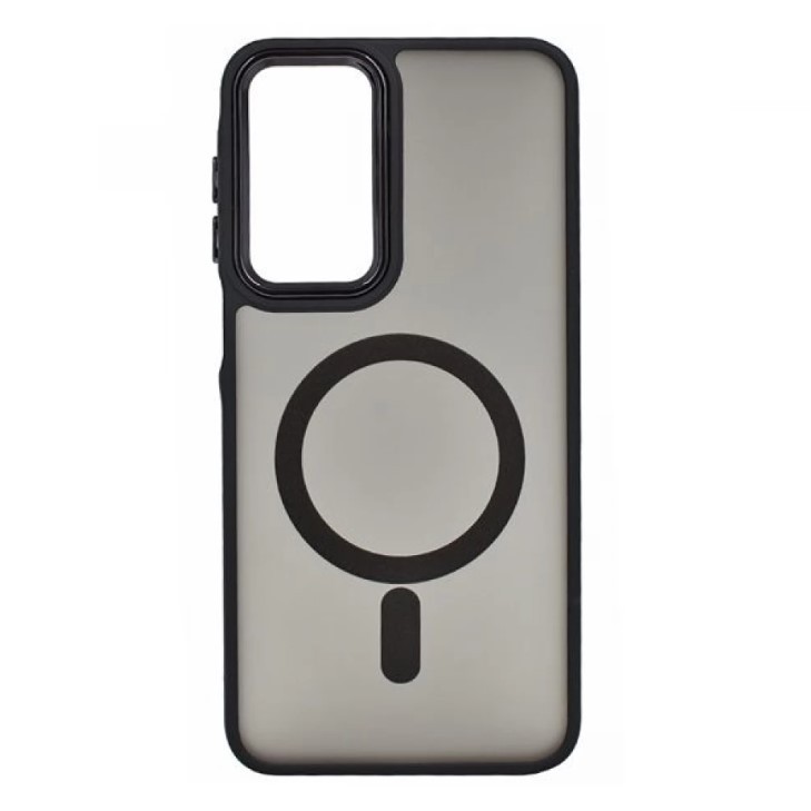 Чохол Matte Corrugated Camera Magnetic для Samsung  A25 (Black)-0