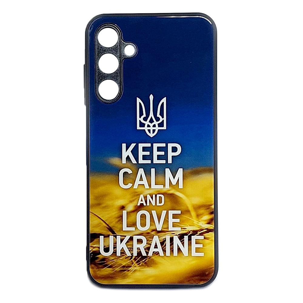 Накладка Marble Clouds для Samsung A25 (KEEP CALM,скло)-0