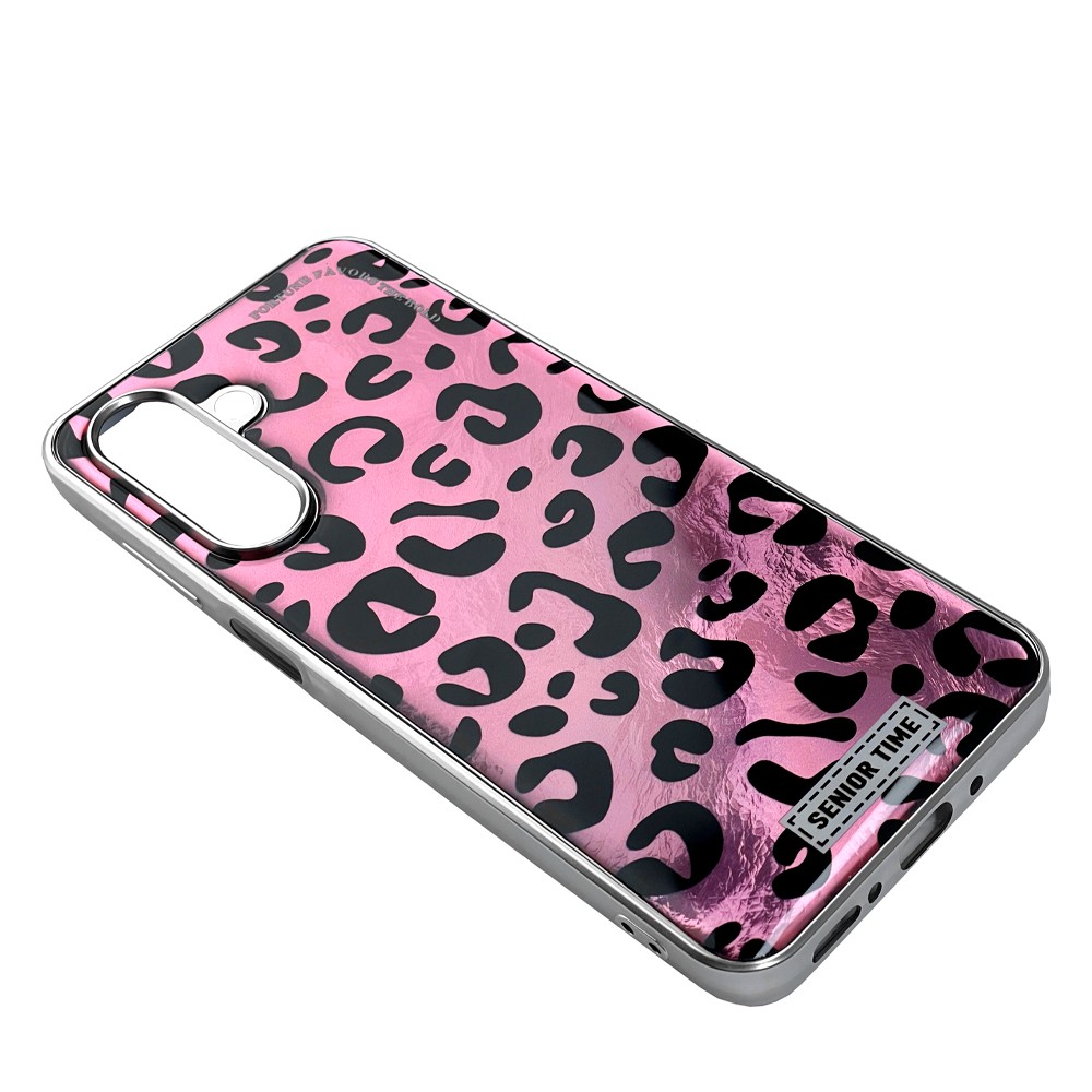 Чохол LEOPARD CASE для Samsung A56 / A36 рожевий-1