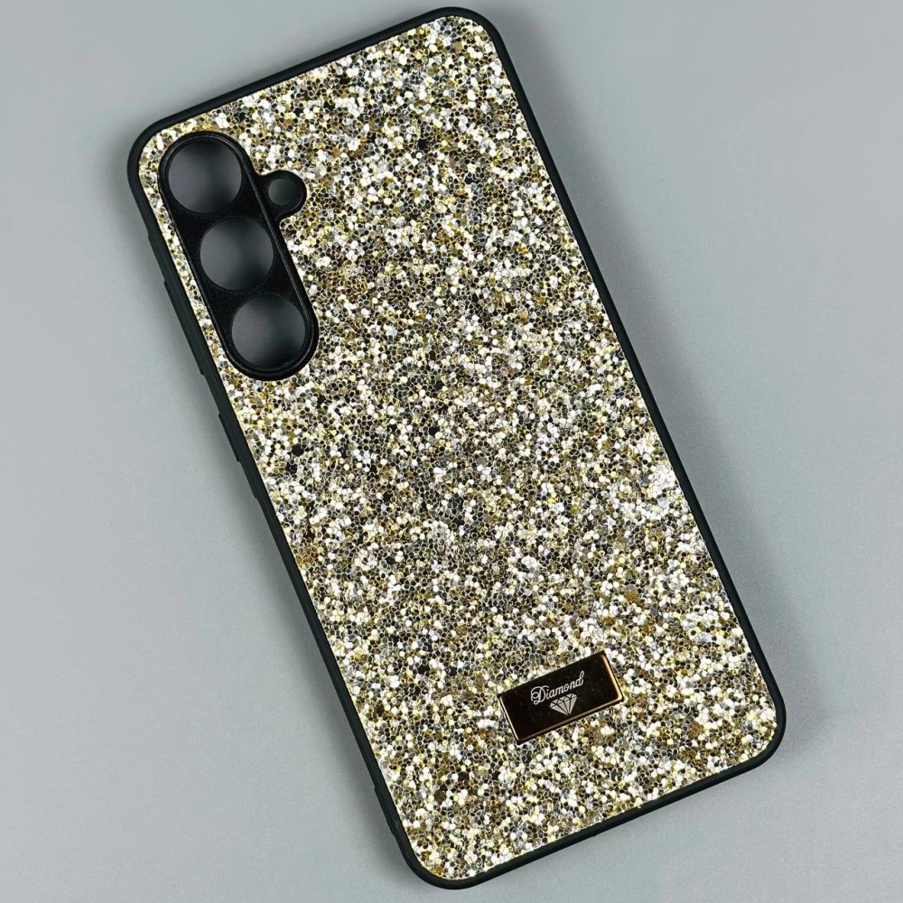 Накладка Bling Grainy Diamond Separate Camera для Samsung A26 (Золота)-0