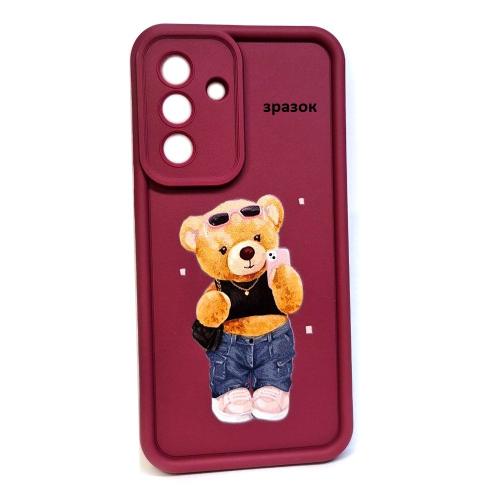 Накладка Shock Sides Resistant для Samsung A56/A36/A37 Marsala/bear-0