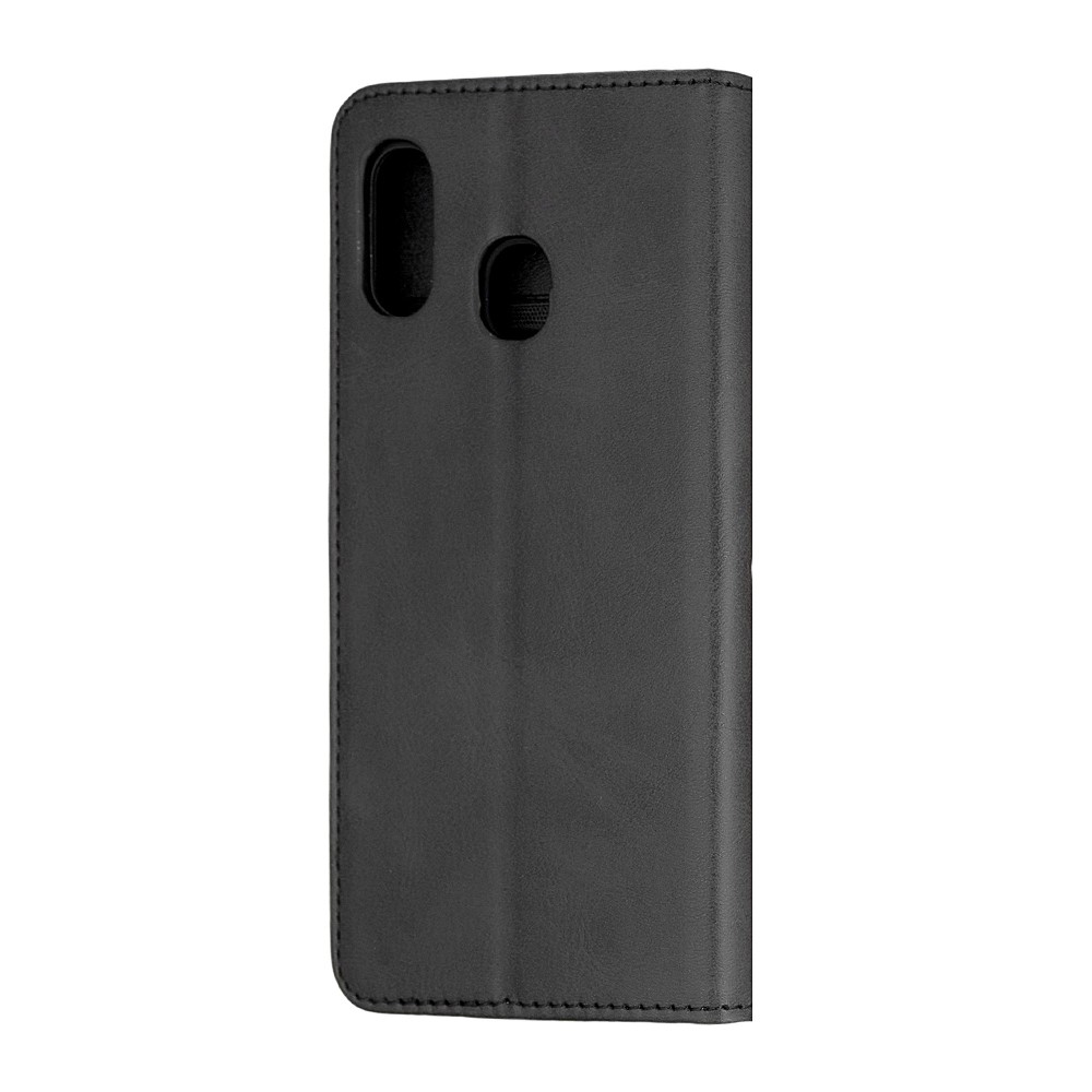 Книжка Black TPU Magnet для Samsung A20 /A30 чорна-1