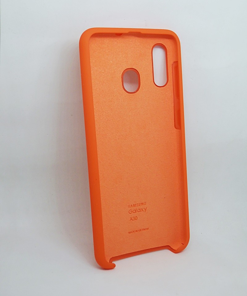 Silicone Case Samsung A20/A30 (Orange)-1