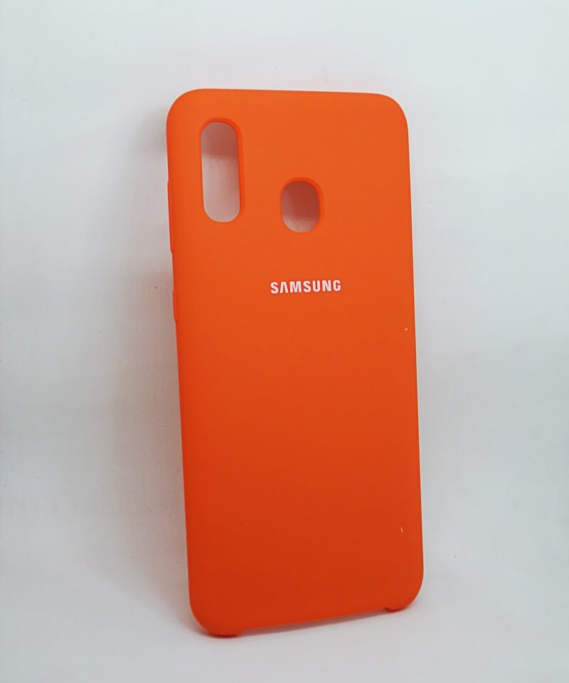 Silicone Case Samsung A20/A30 (Orange)-0
