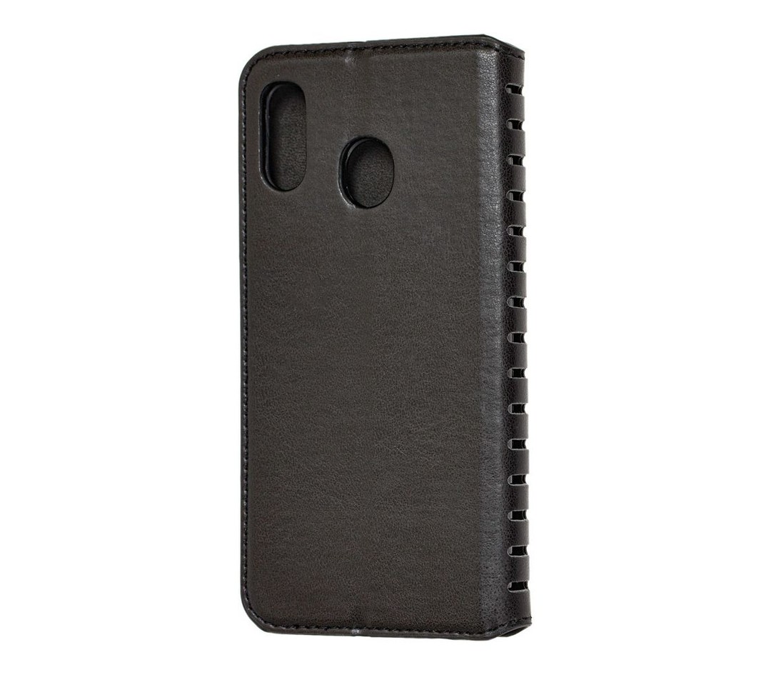 Книжка leather folio для Samsung M30 чорна-1