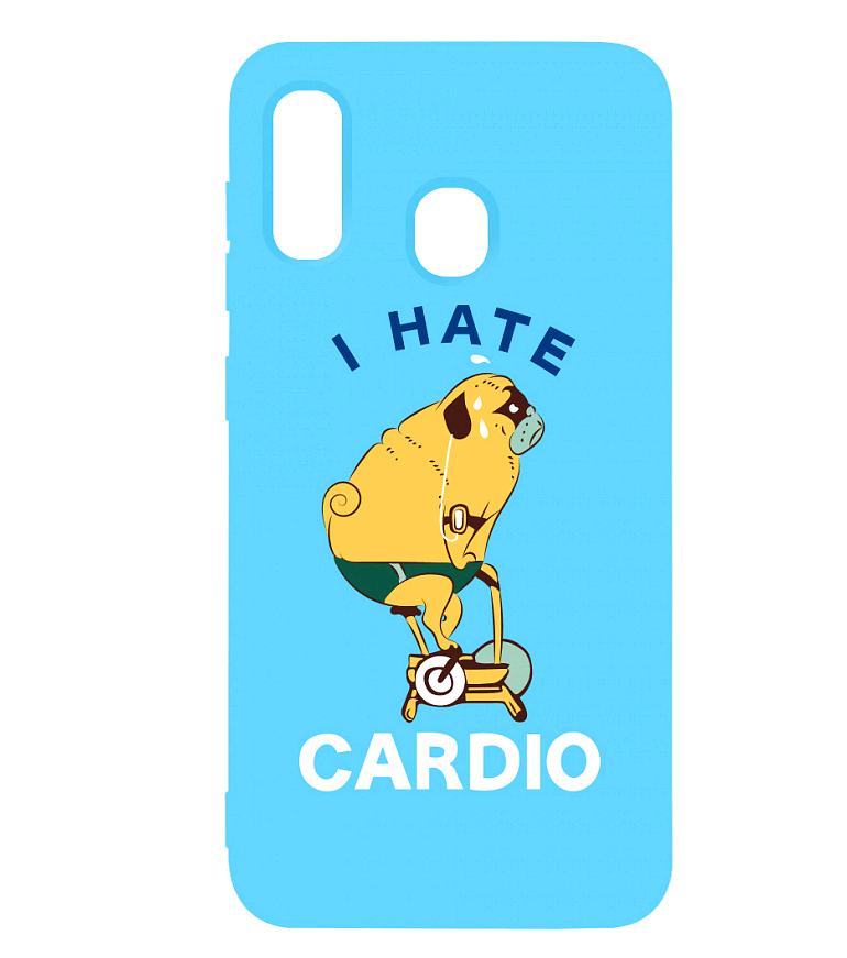 Накладка TOTO Print для Samsung A20/A30 Hate Cardio Sky Blue-0