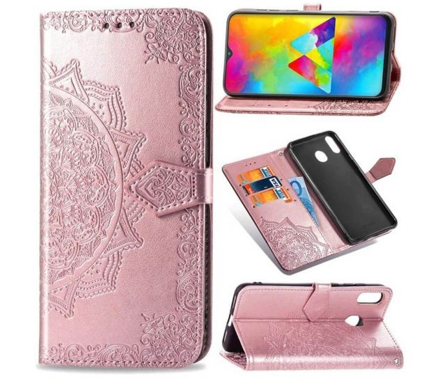 Книжка Art Case для Samsung M20 Рожева-0