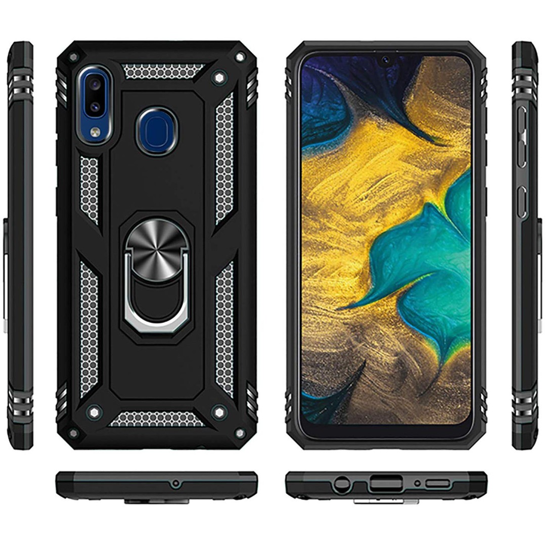 Накладка Serge Ring для Samsung A20/A30 Чорна-0