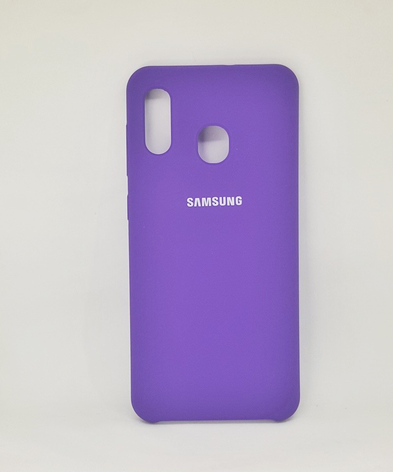 Silicone Case Samsung A20/A30 (Violet)-0