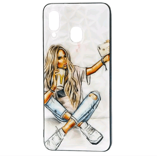 Накладка Ladies для Samsung A10s "Selfie"-0