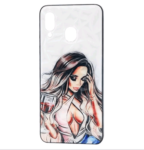 Накладка Ladies для Samsung A20/A30 "Sexy girl"-0