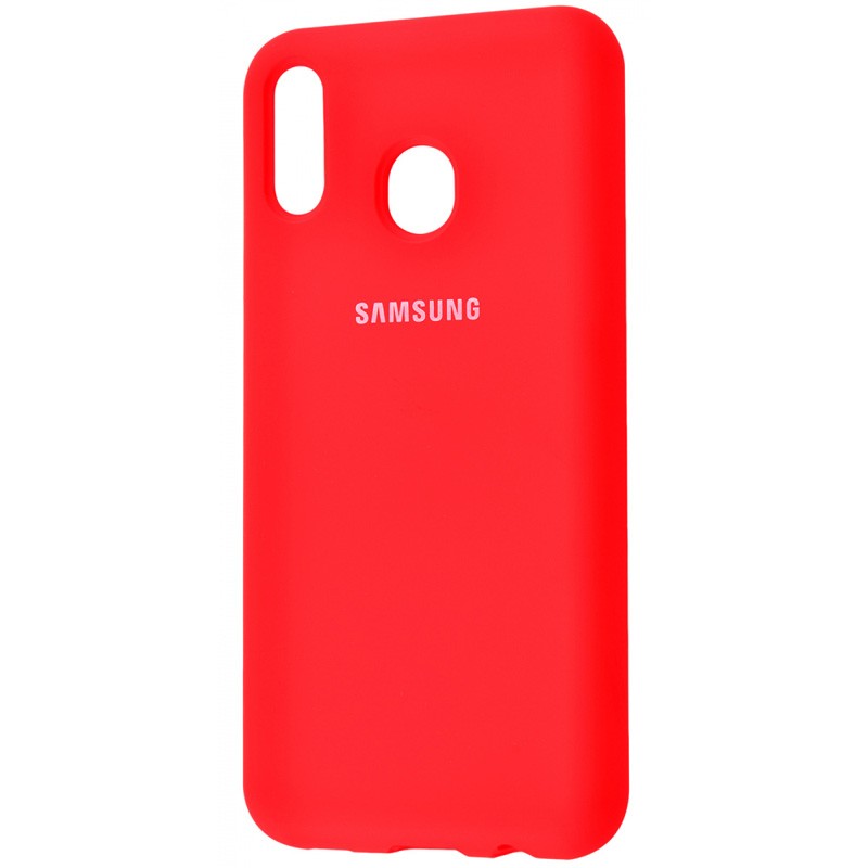Silicone Cover Full Protective для Samsung Galaxy A20 / A30 (Red)-0