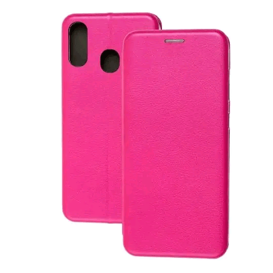 Книжка Premium для Samsung A20/A30 малинова-0