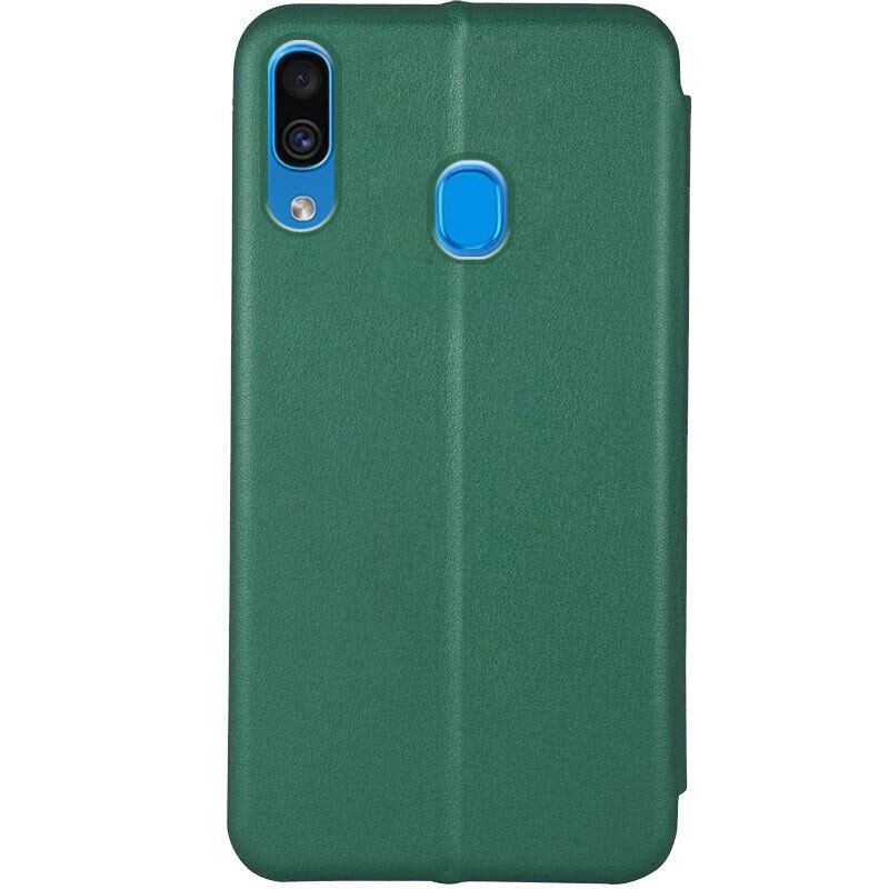Книжка Premium для Samsung A20/A30 темно-зелена-1