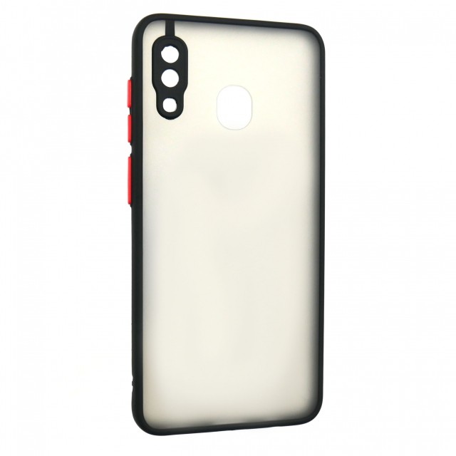 Накладка Totu Gingle Camera для Samsung A20/A30 чорна-0