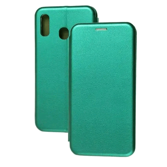 Книжка Premium для Samsung A20/A30 зелена-0