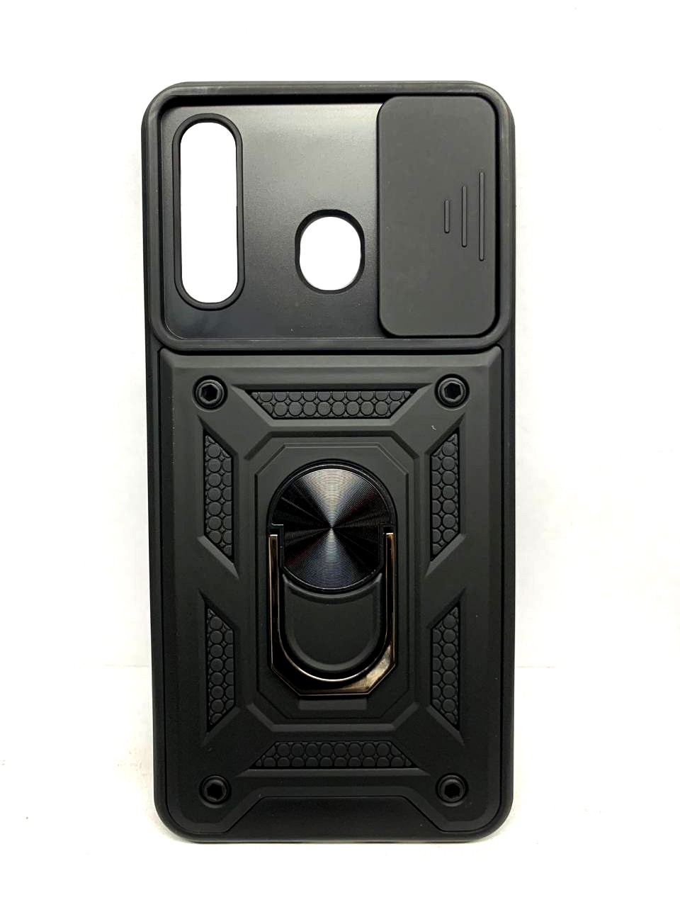 Накладка Camshield Serge Ring для Samsung A20/A30 чорна-0