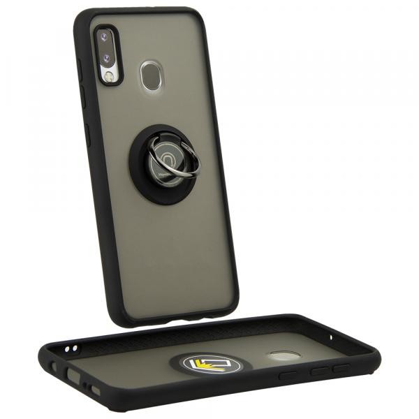 Накладка Totu Gingle Ring для Samsung A20/A30 чорна-0