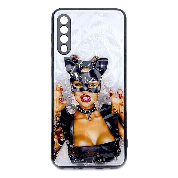 Накладка Ladies для Samsung A30s/A50 Жінка-кішка-0