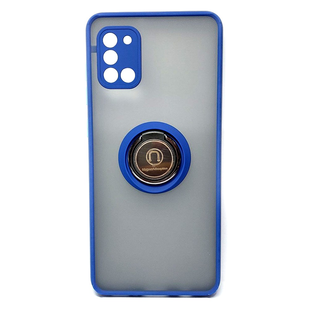 Накладка Totu Gingle Ring Camera для Samsung A31 синя-0