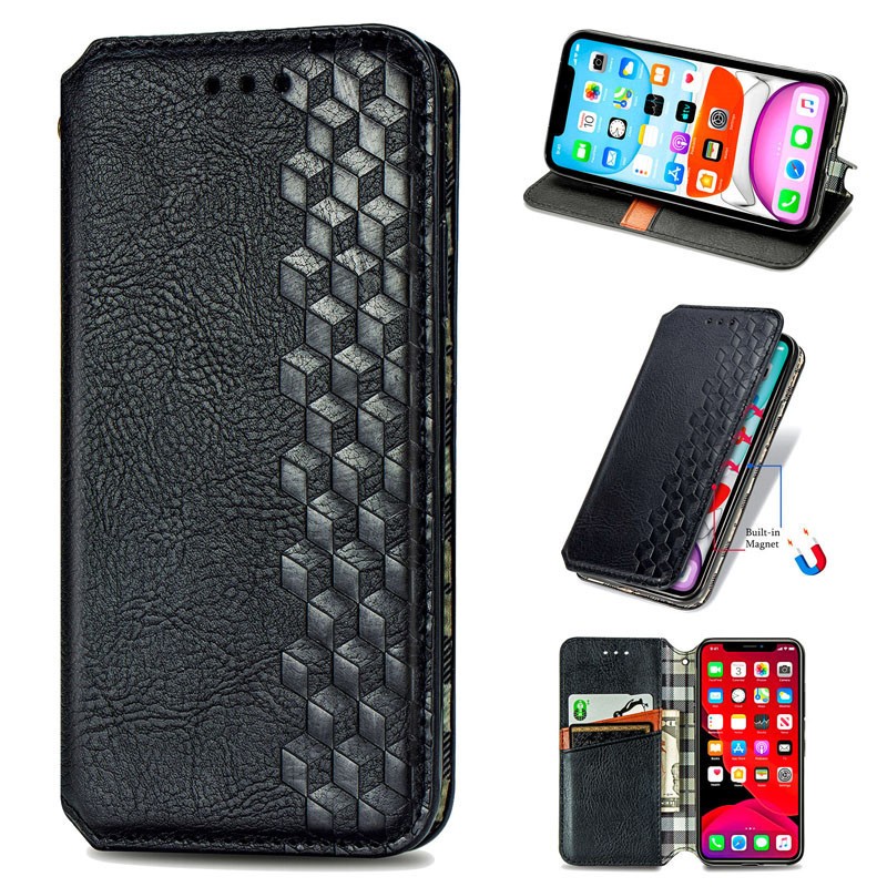 Книжка GETMAN Cubic для Samsung A50/A30s чорна-0