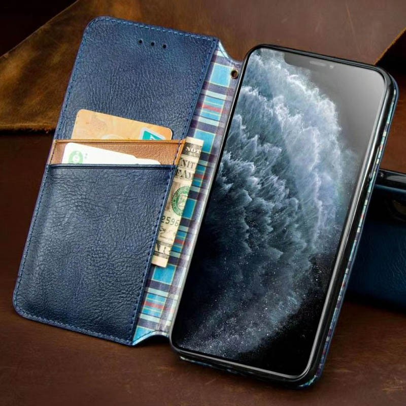 Книжка GETMAN Cubic для Samsung A50/A30s синя-1