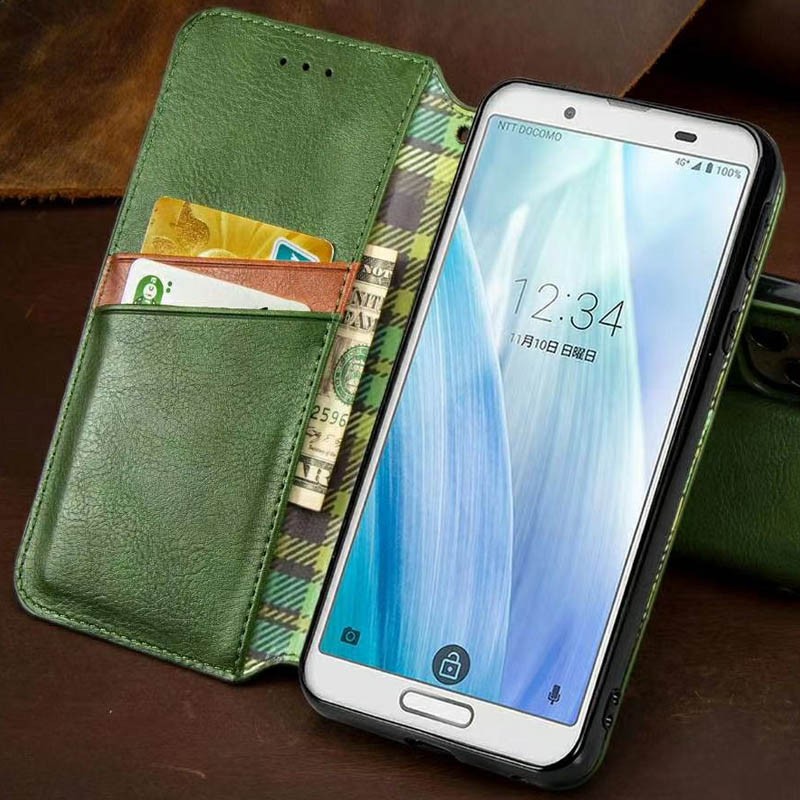 Книжка GETMAN Cubic для Samsung A50/A30s зелена-2